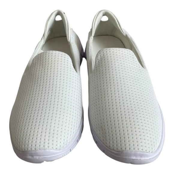 Women’s White Mesh Athletic Sneakers Walking Moccasins Shoes Sz US 10/ EU 41 New - Picture 5 of 7